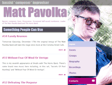 Tablet Screenshot of mattpavolka.com